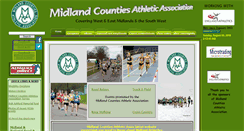 Desktop Screenshot of midlandathletics.org.uk