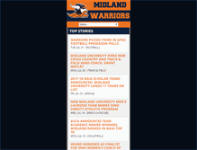 Tablet Screenshot of midlandathletics.com